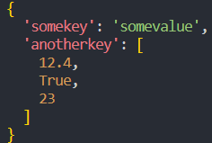 syntax highlighting output