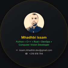Avatar for issam Mhadhbi (dev) from gravatar.com
