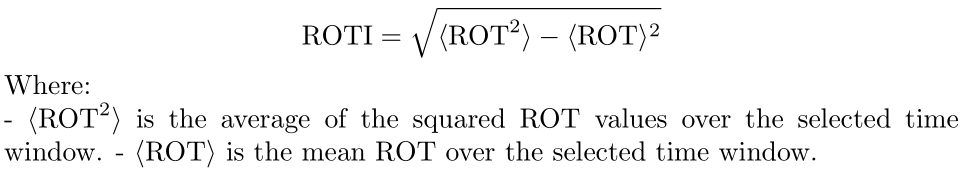 Rate of TEC Index (ROTI)