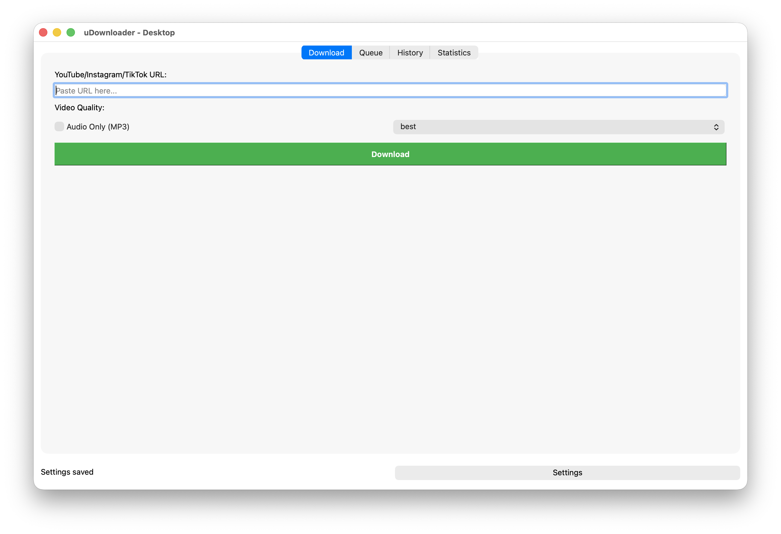 uDownloader GUI