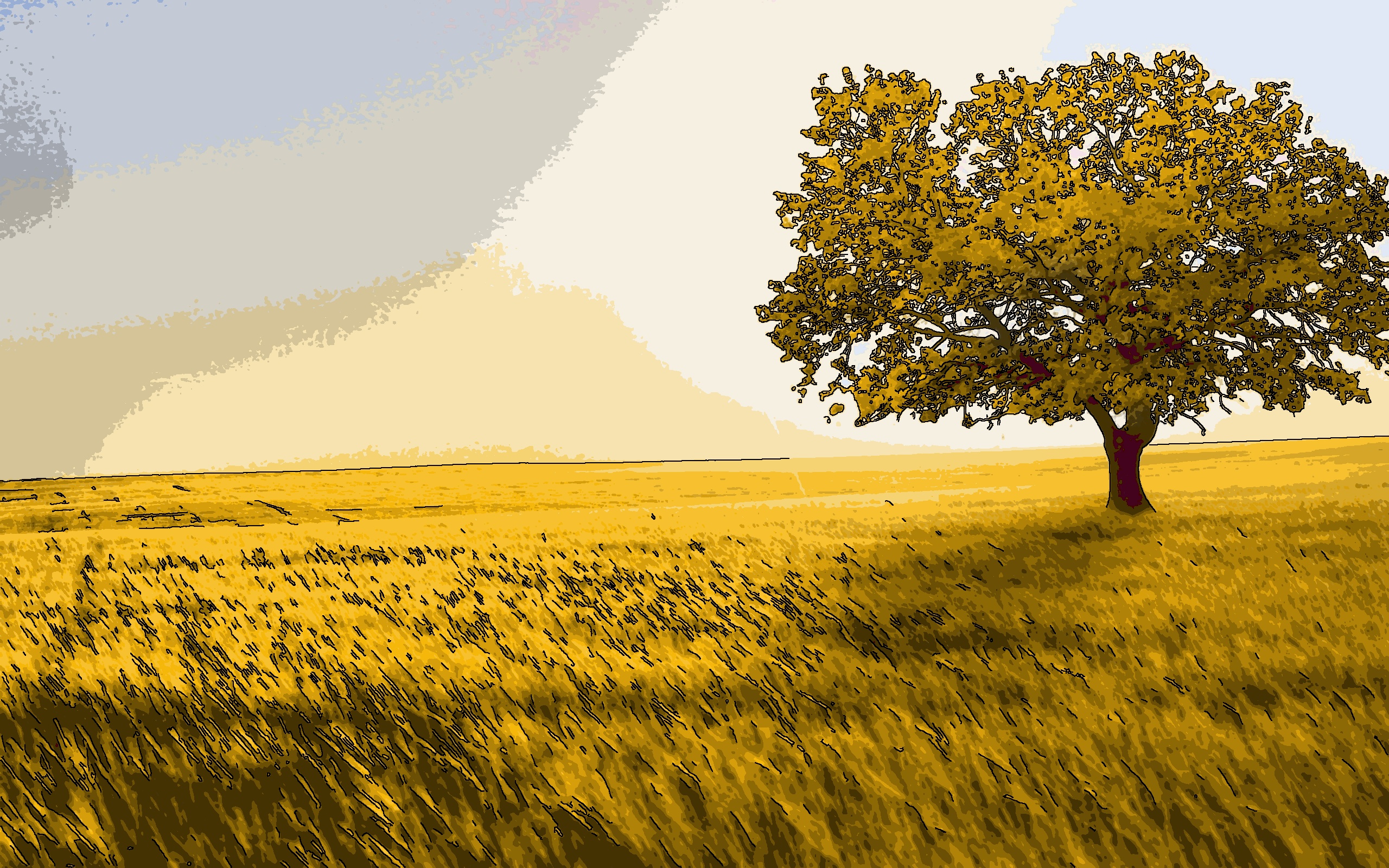 The output nature cartoon