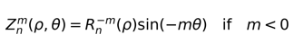 Zernike Sinus Equation