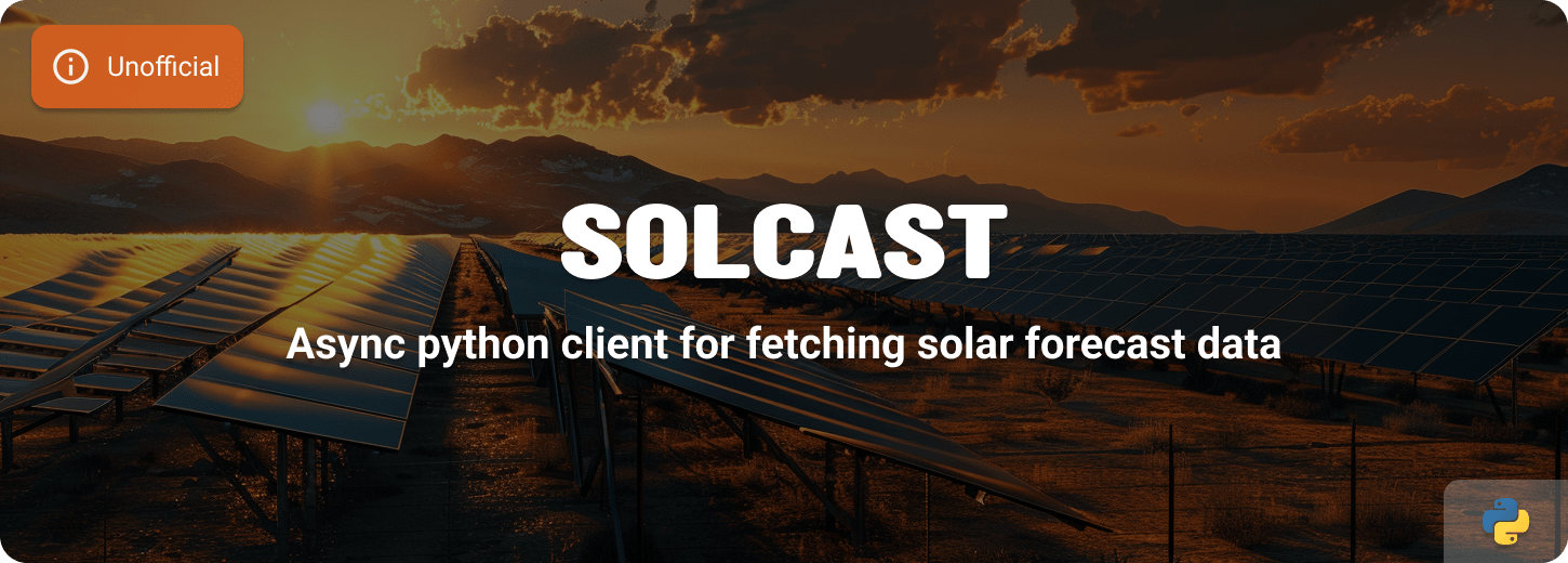 alt Banner of the Solcast package