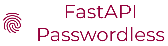 FastAPI Passwordless