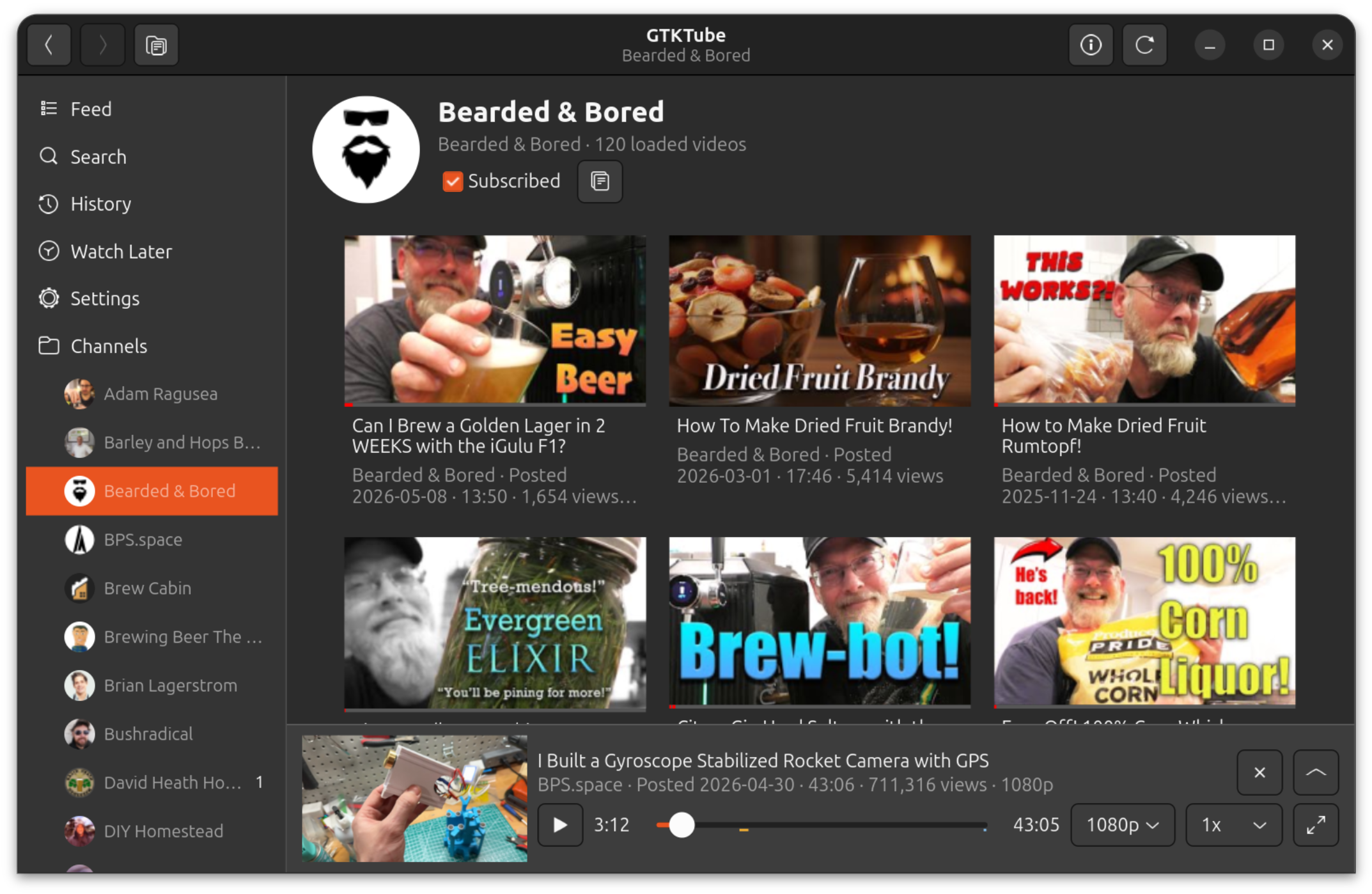 Mini-player while browsing