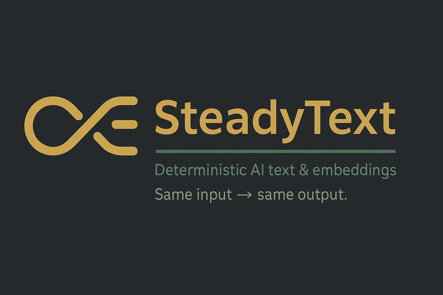 SteadyText Logo