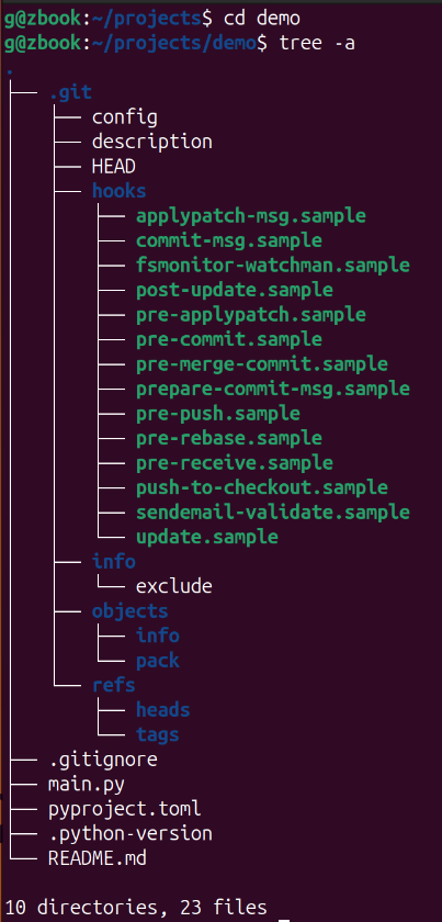 uv initialisation