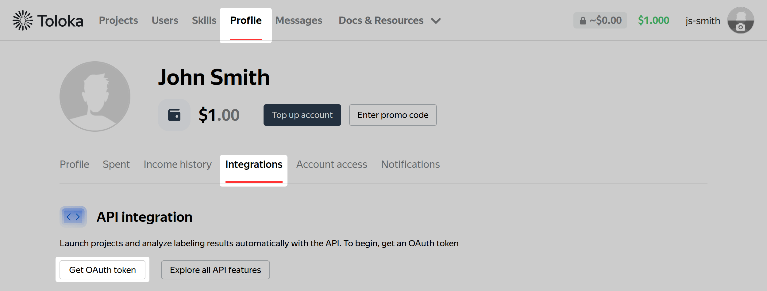 How to get OAuth token