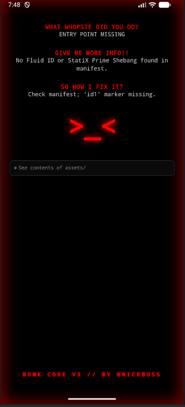 Example error