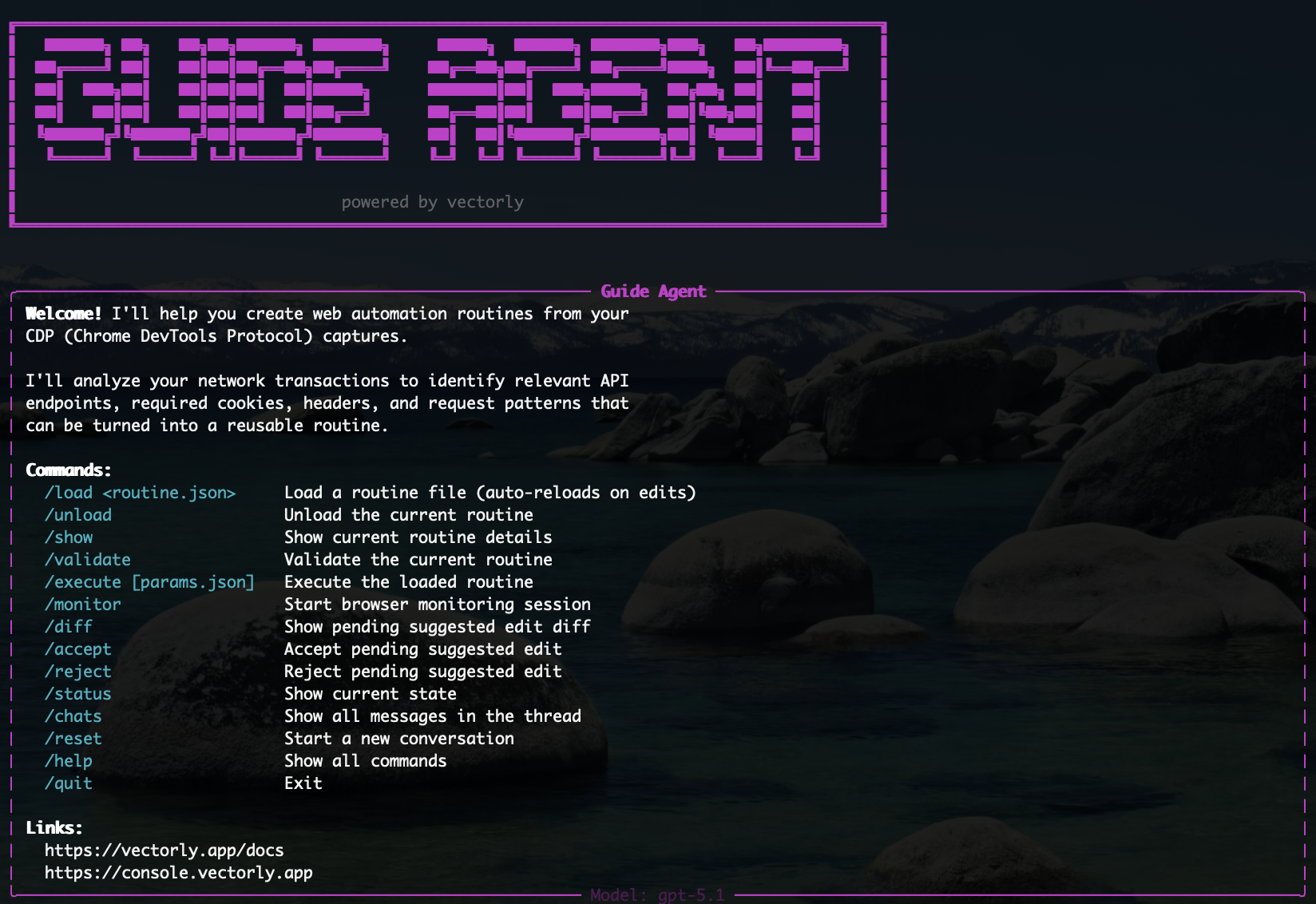 Guide Agent Terminal
