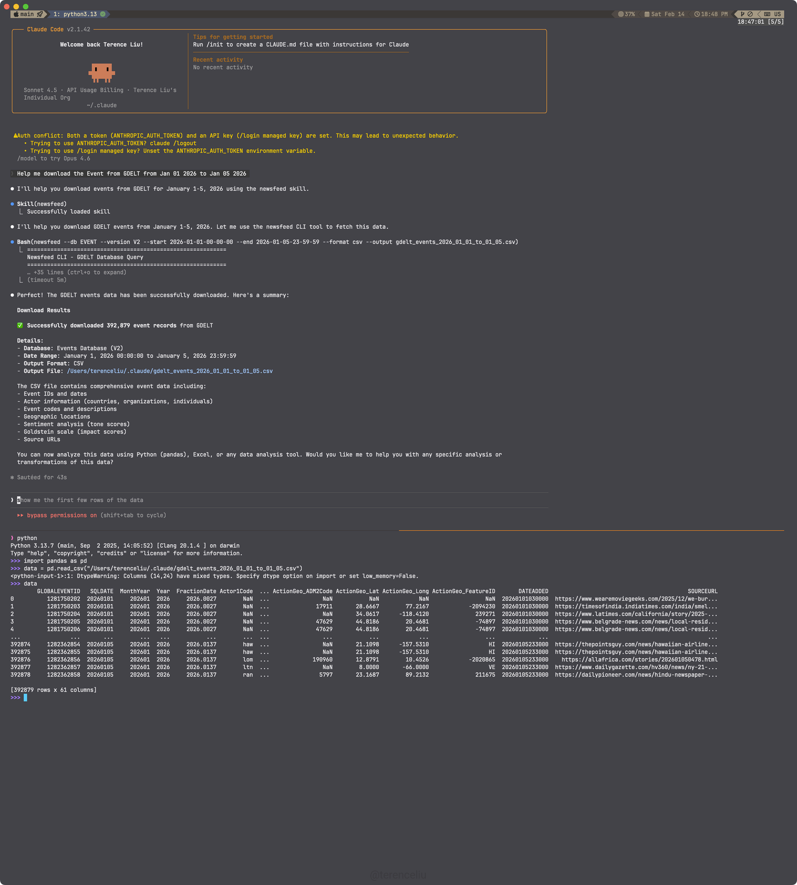 Example of using SKILL with Claude Code
