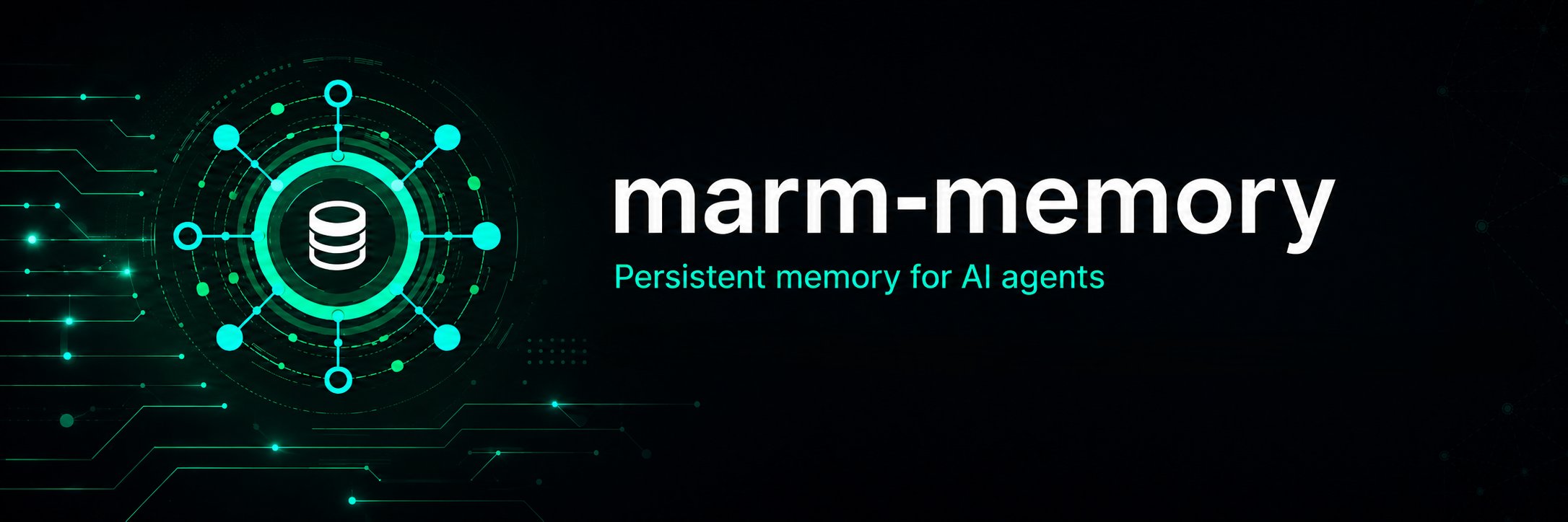 marm-memory - persistent local memory server for AI agents (Model Context Protocol)