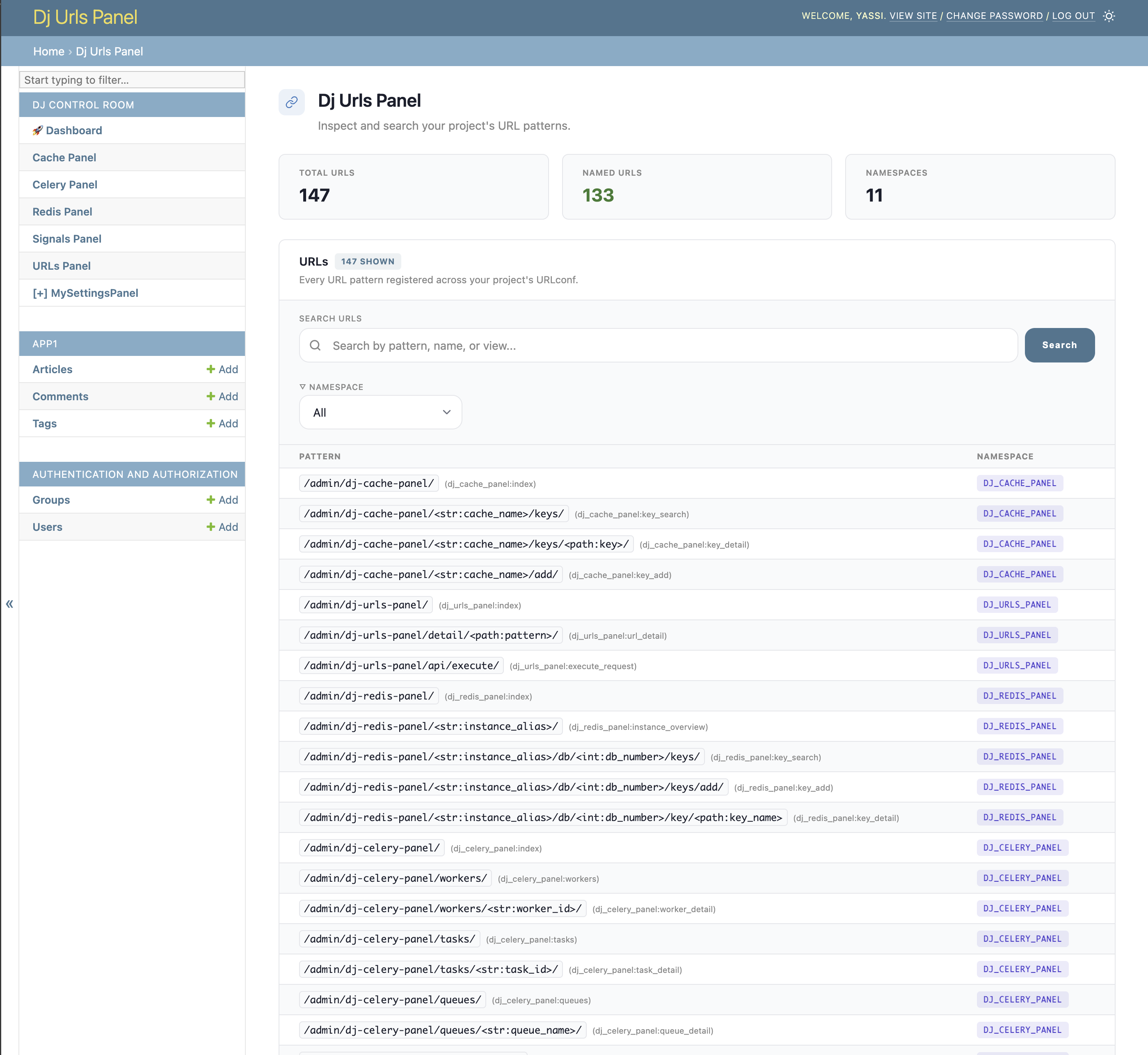 URL List