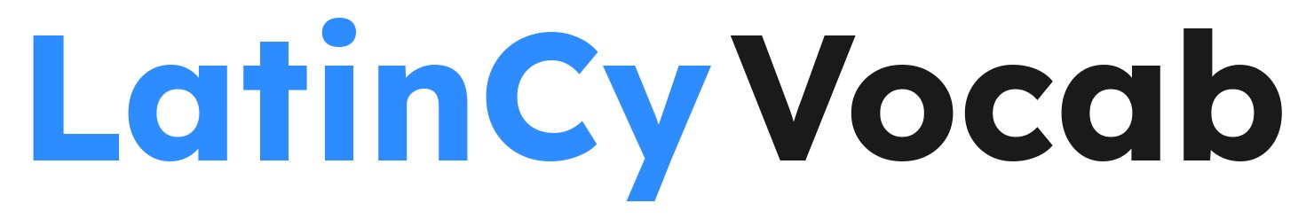LatinCy Vocab