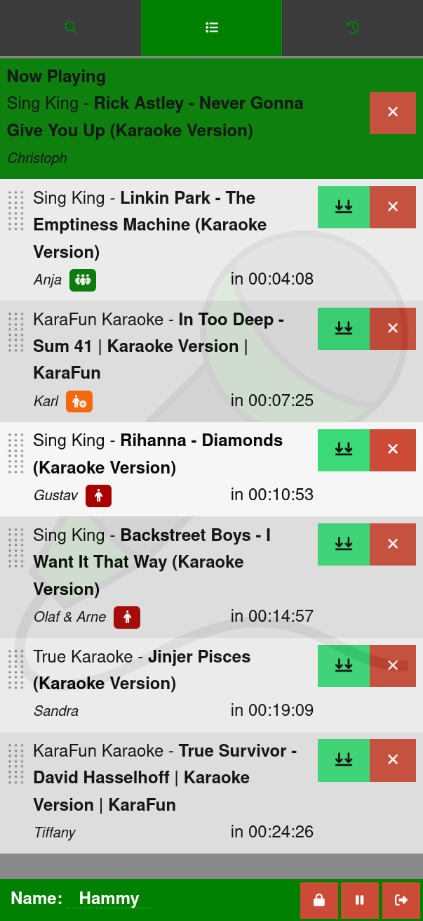 Web Interface on Mobile