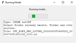 Program Running