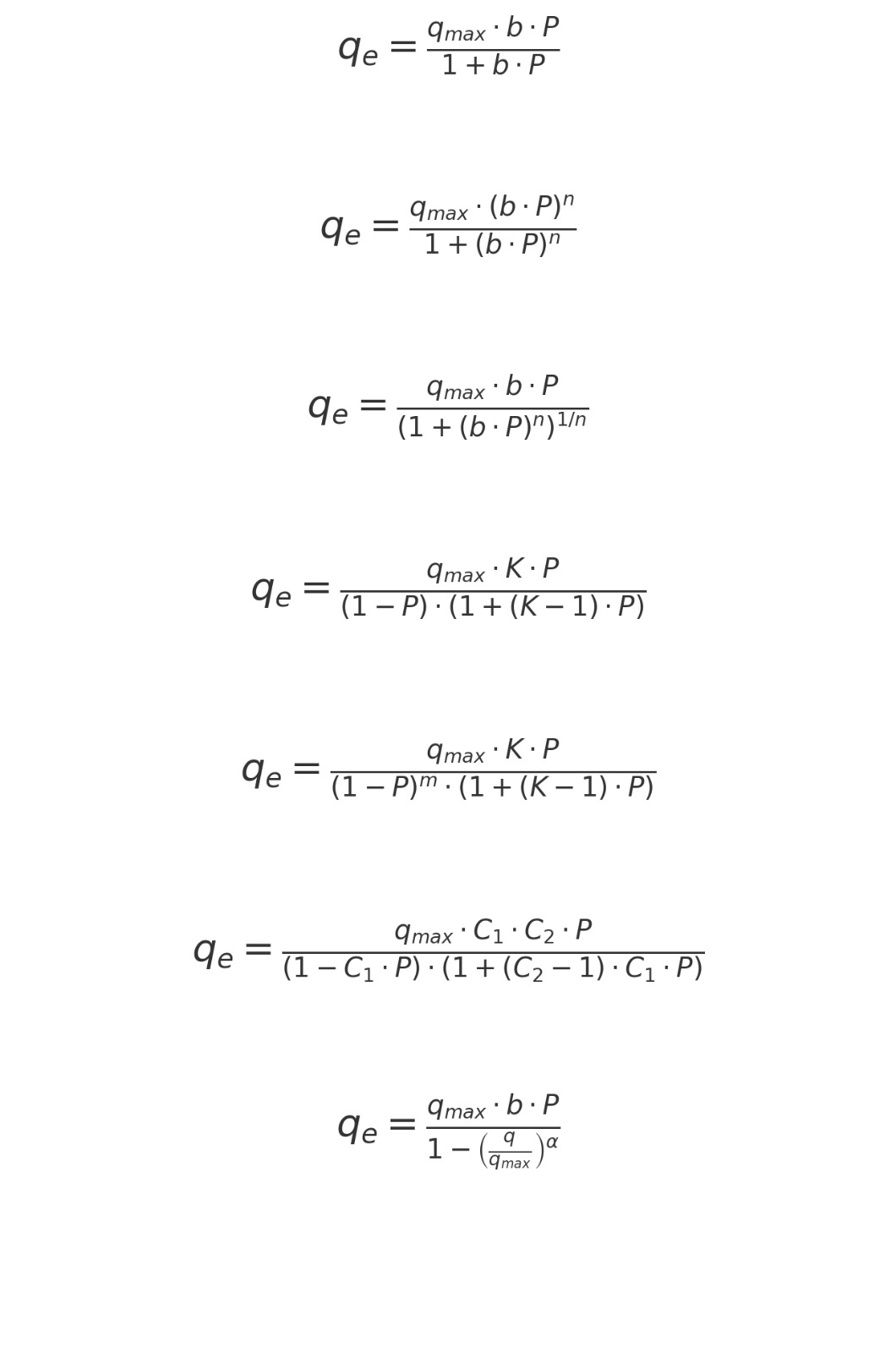 Formulas