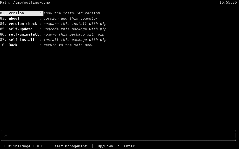 Self-management, 82 version highlighted