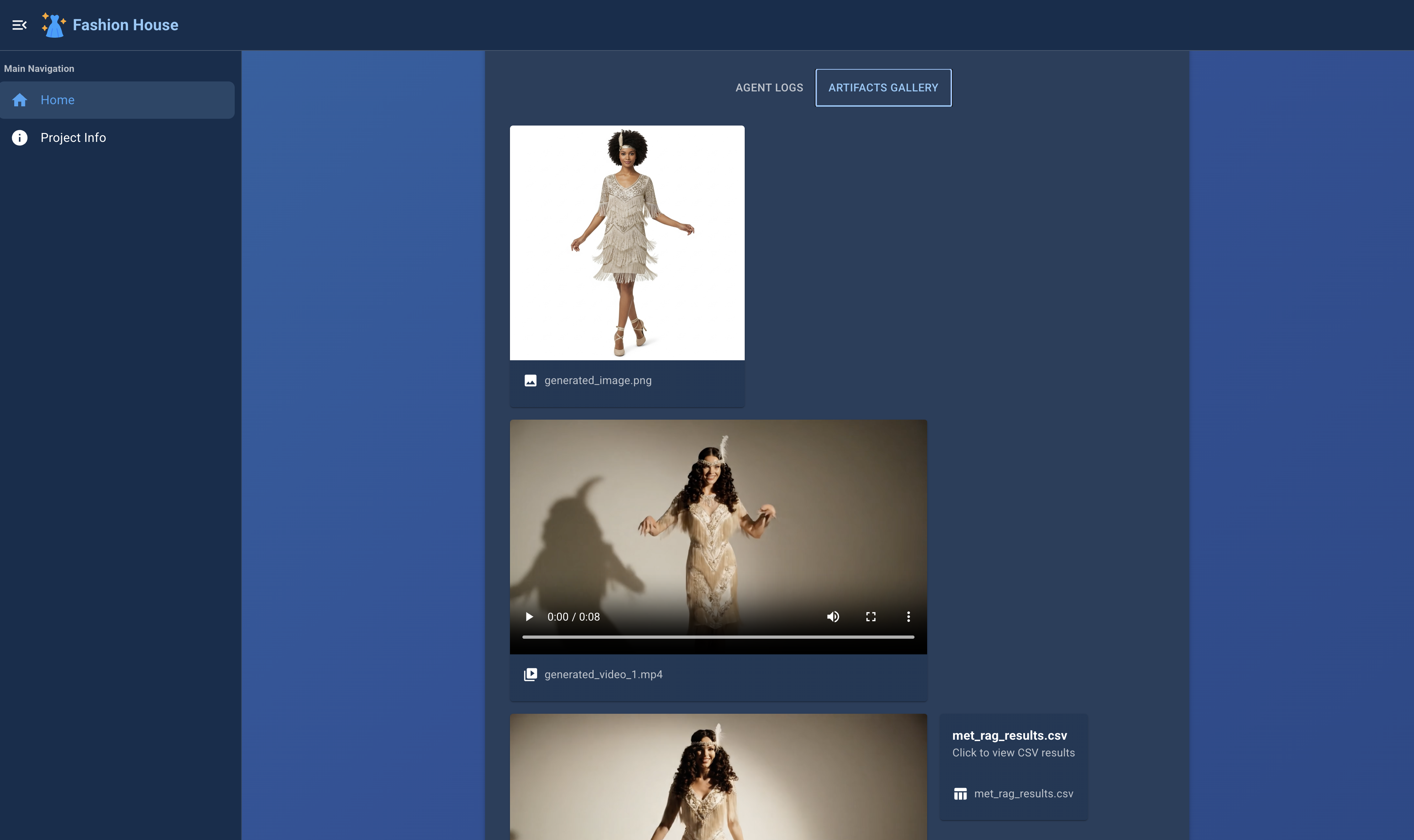 Fashion House interface 2