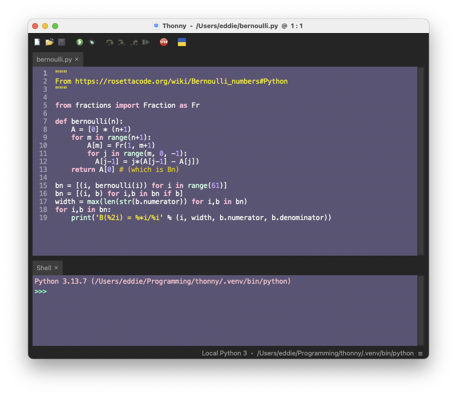 A screenshot of the Fairyfloss theme