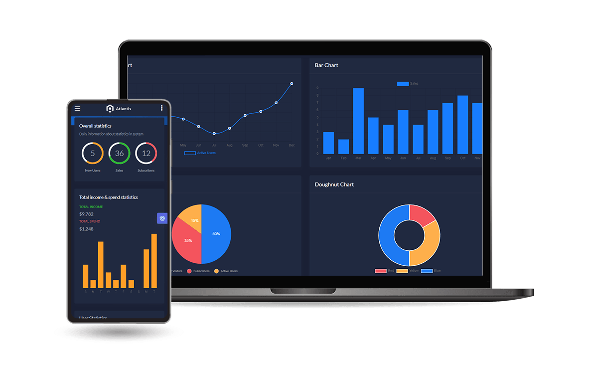 Django Atlantis - Modern template for Django Admin Section crafted on top of a modern Bootstrap, Open-Source Design.