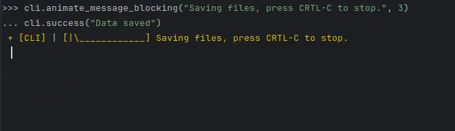 animate_message_nonblocking look in the console