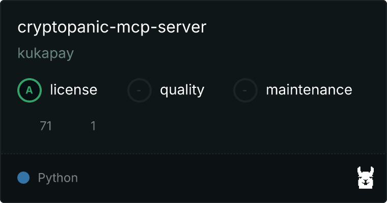 cryptopanic-mcp-server MCP server