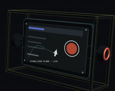 AI vision-directed natural pointer interaction demo