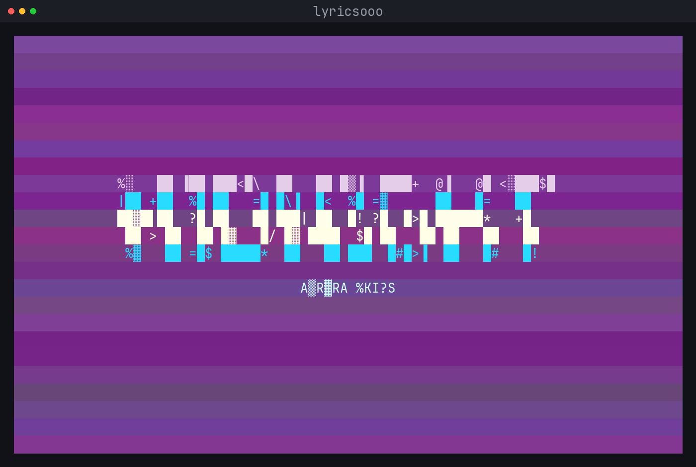 Glitch track switching