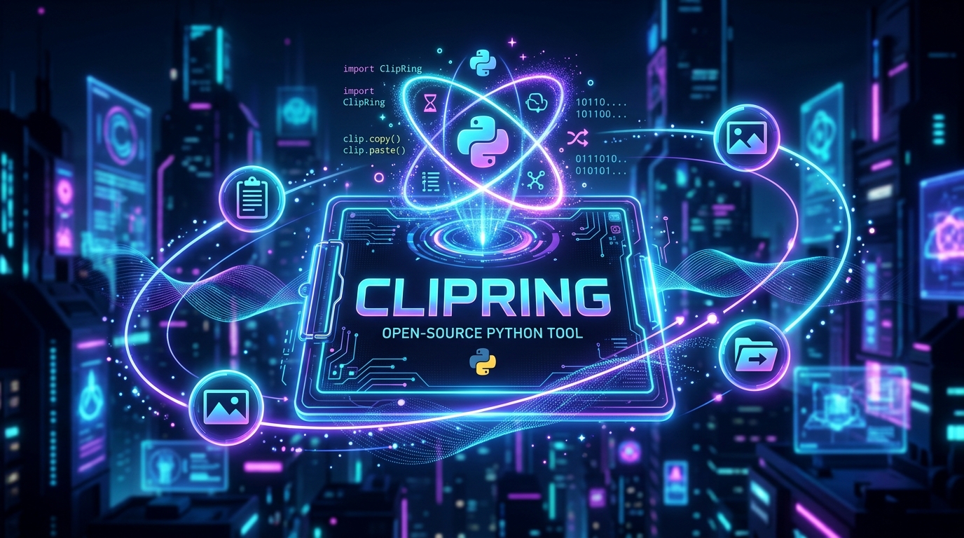 ClipRing Visual Dashboard and Cyberpunk Interface