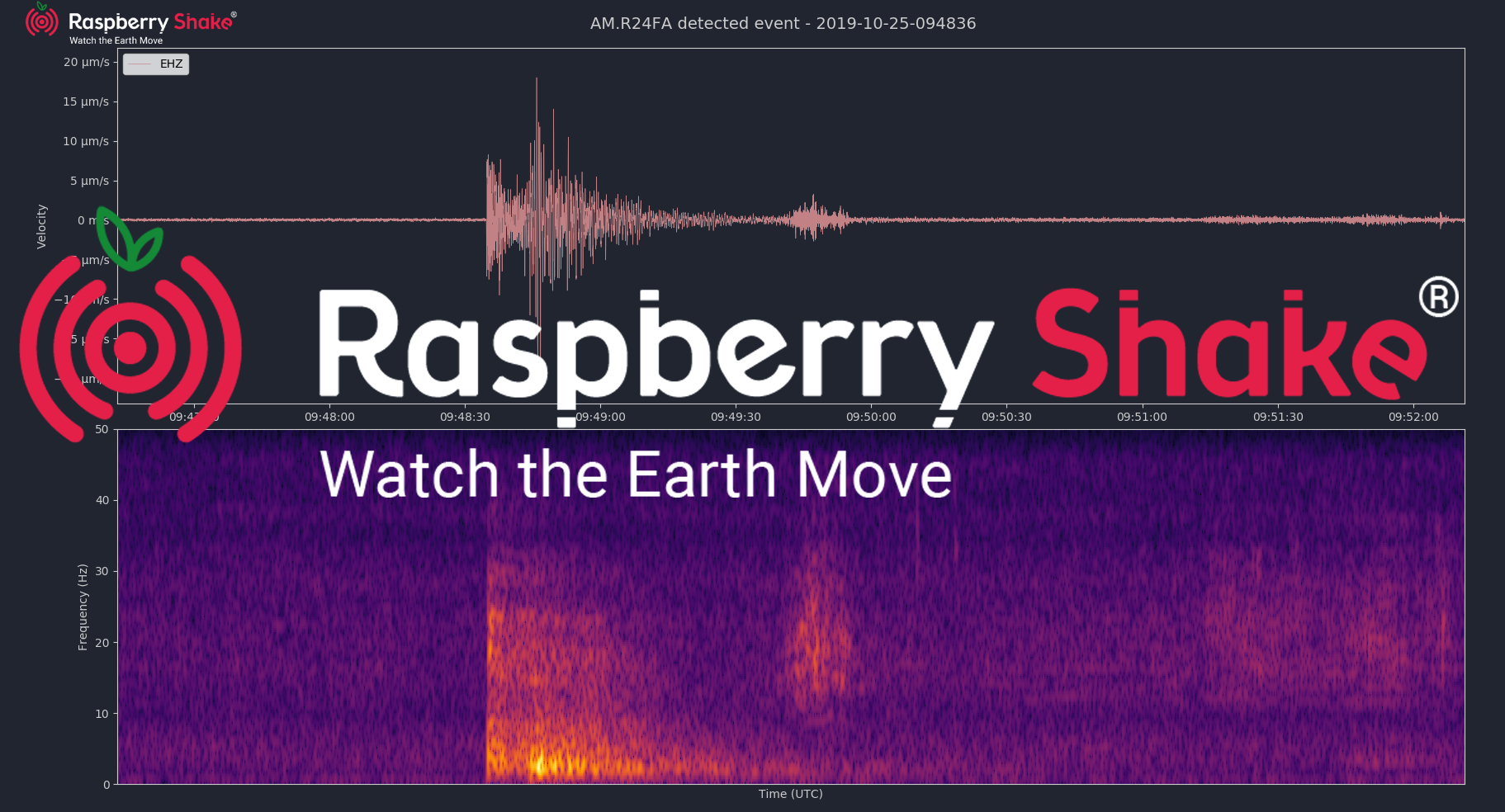 Raspberry Shake event logo