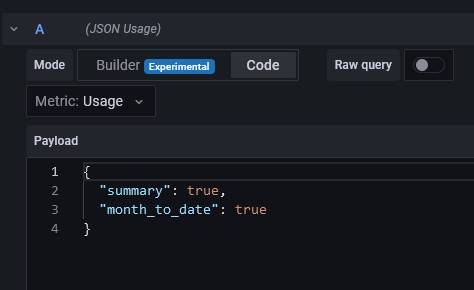 JSON Payload