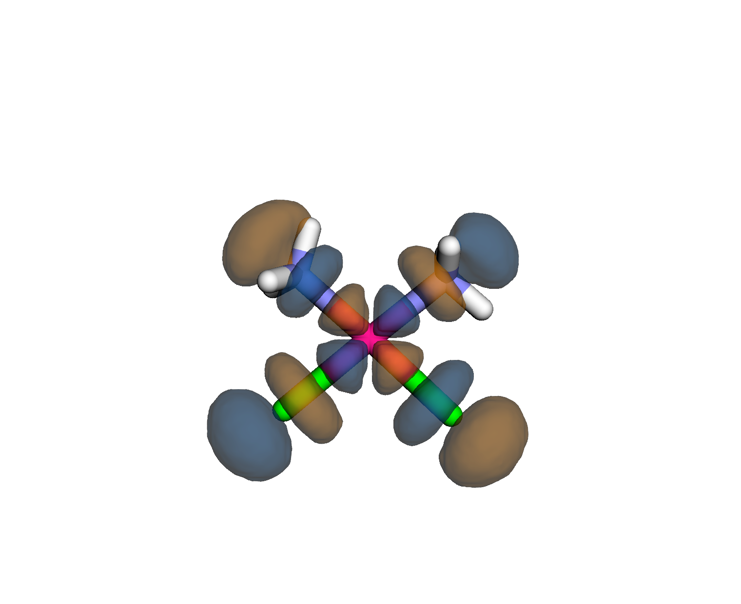Cisplatin LUMO isosurface