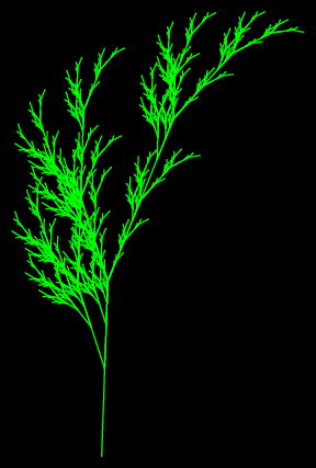 Fractal plant example