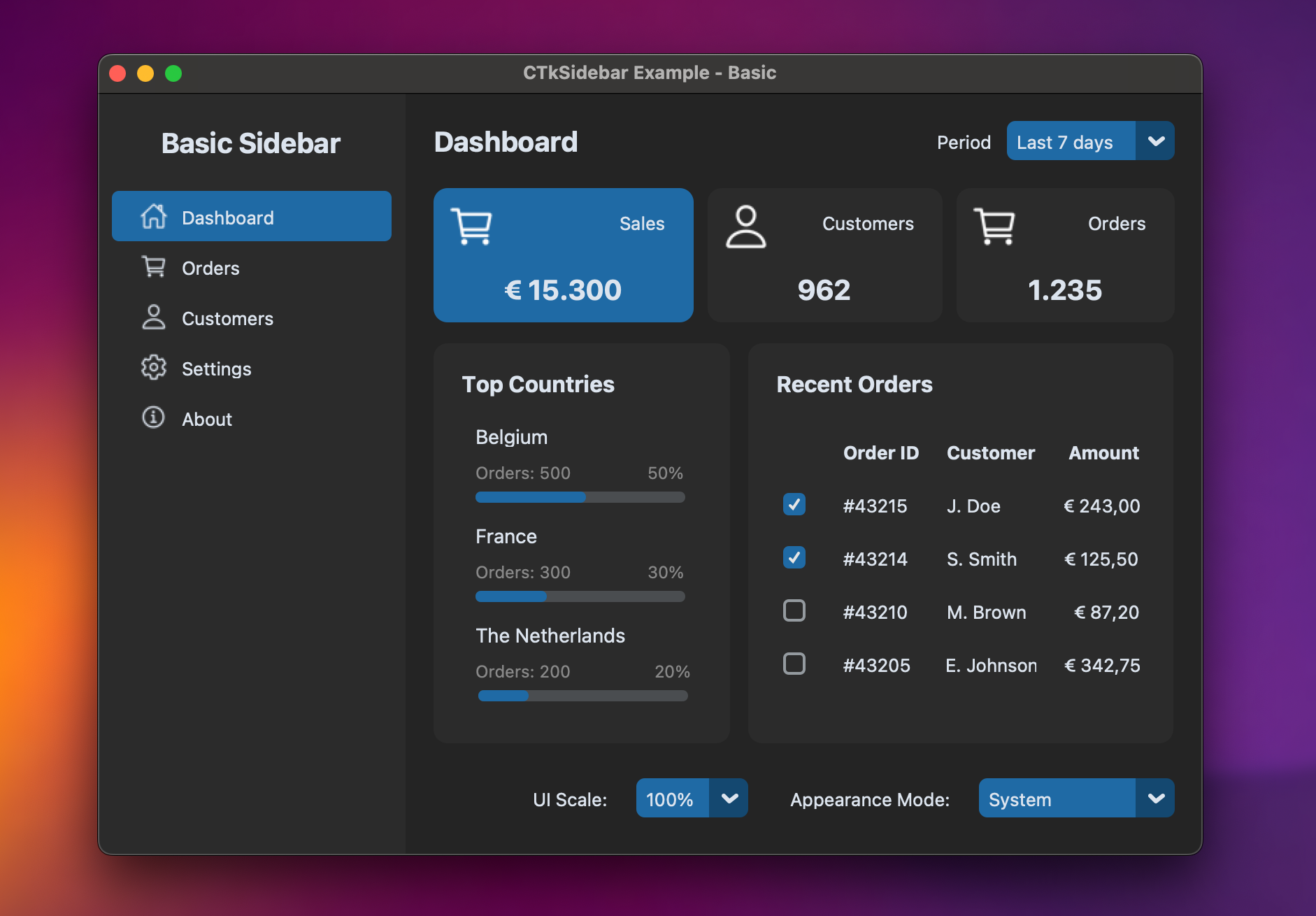 CTkSidebar on macOS