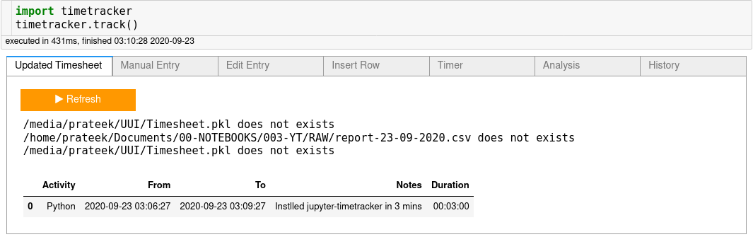 Timesheet