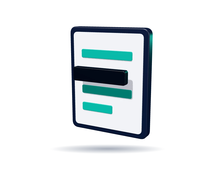 needtoknow logo: a document whose readable lines are highlighted and one line is redacted
