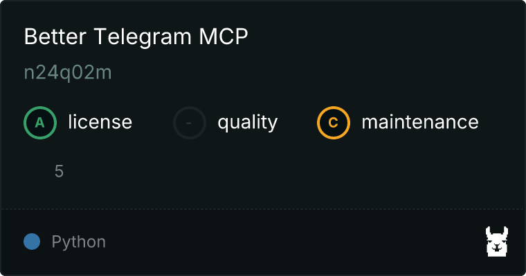 better-telegram-mcp MCP server