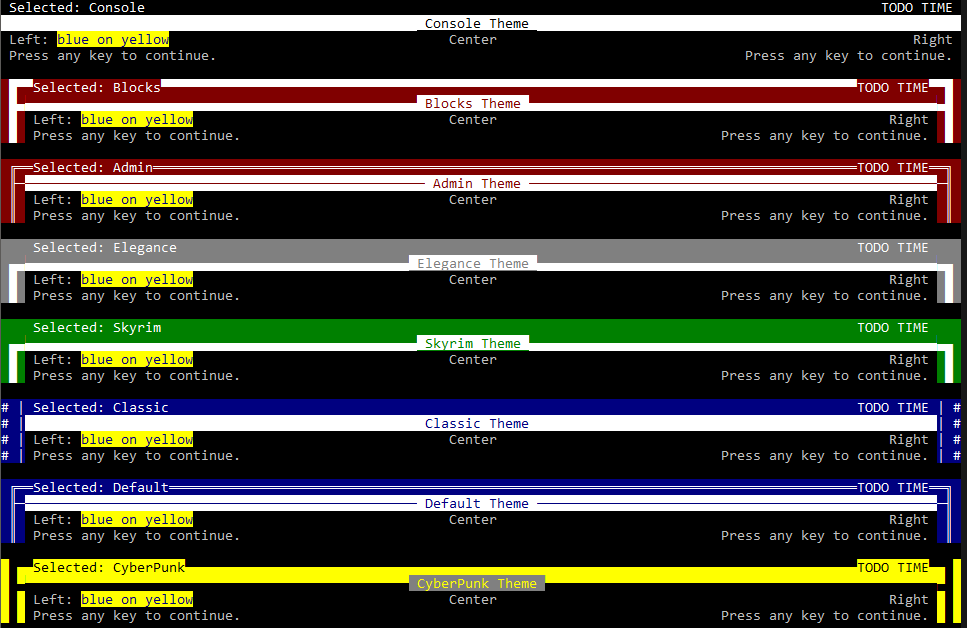 Themes Preview