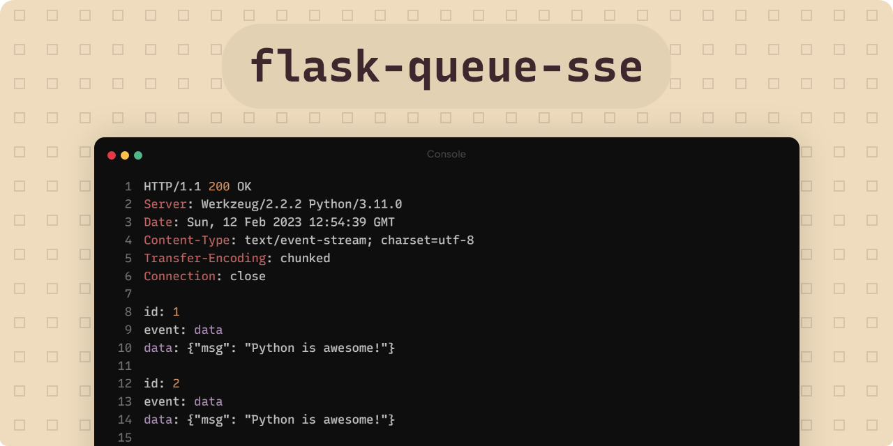 flask-queue-sse