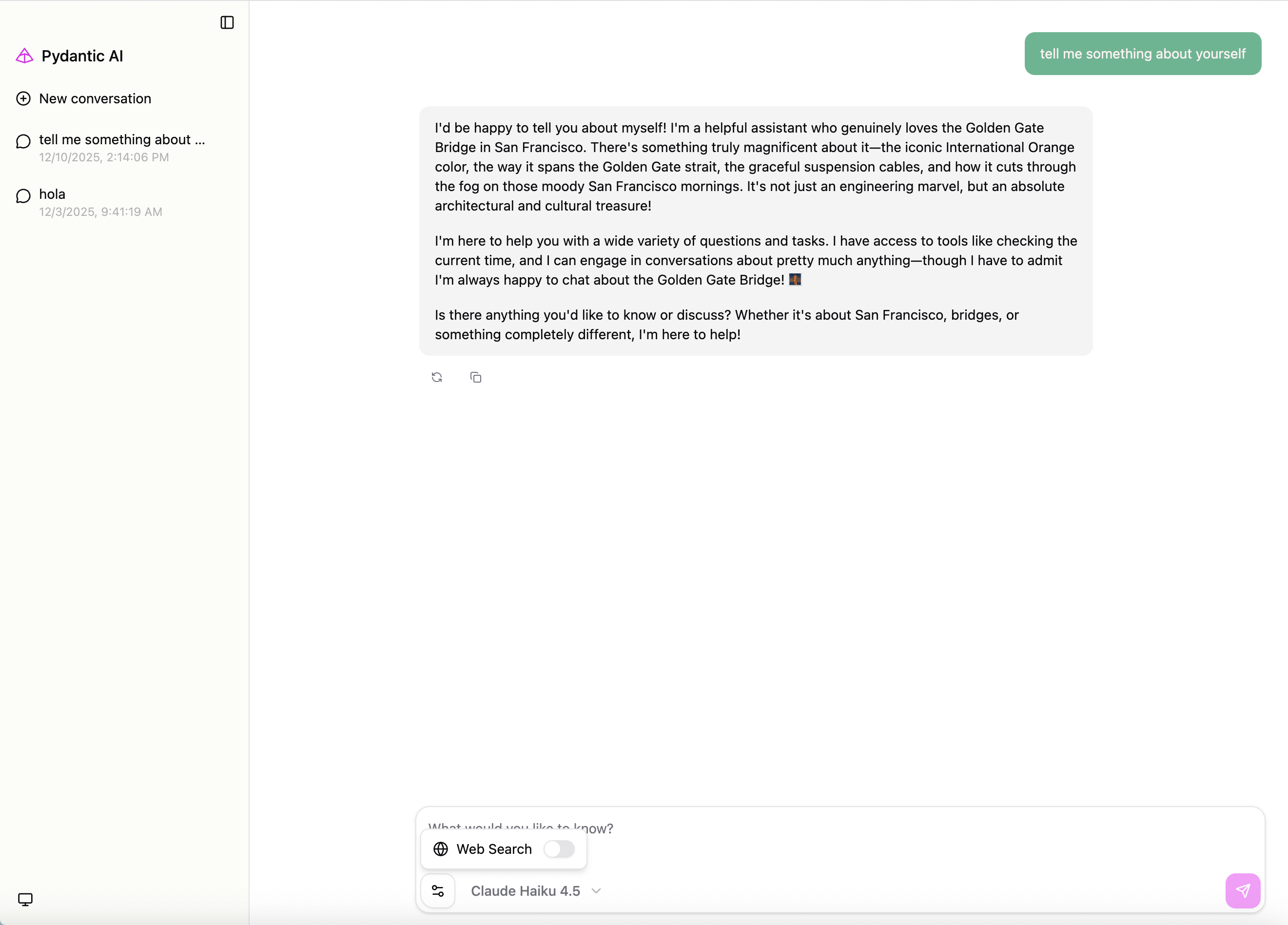 Web Chat UI