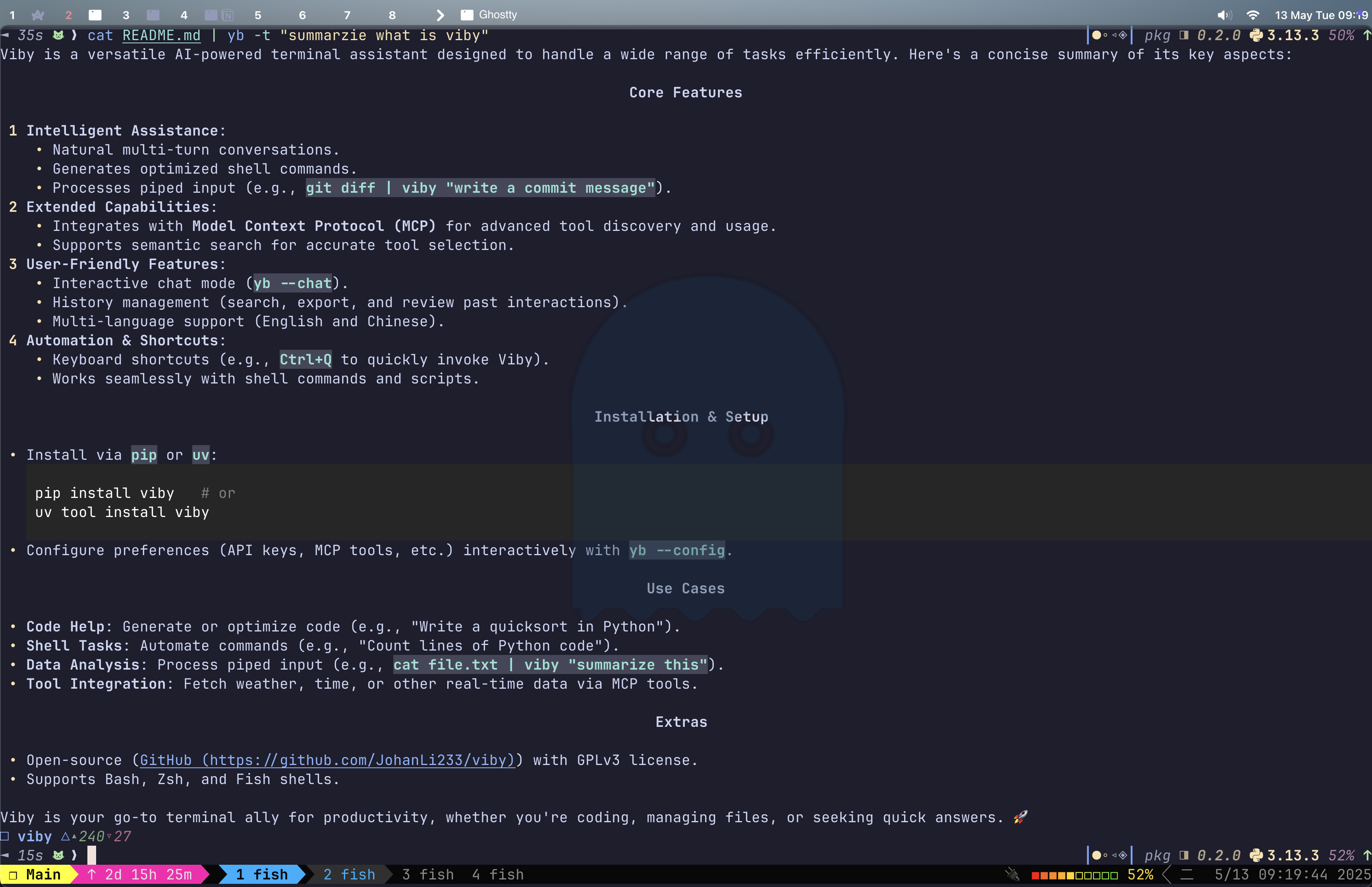 Viby Terminal Demo