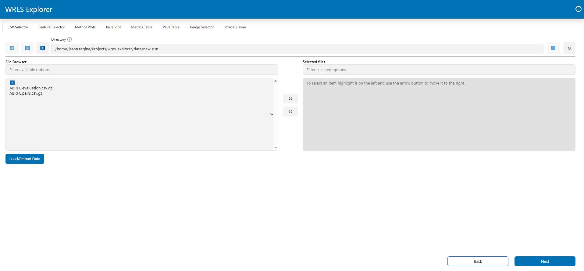 CSV Selector