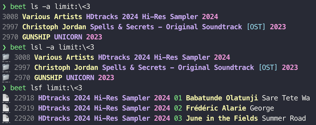 Personal Config Listings