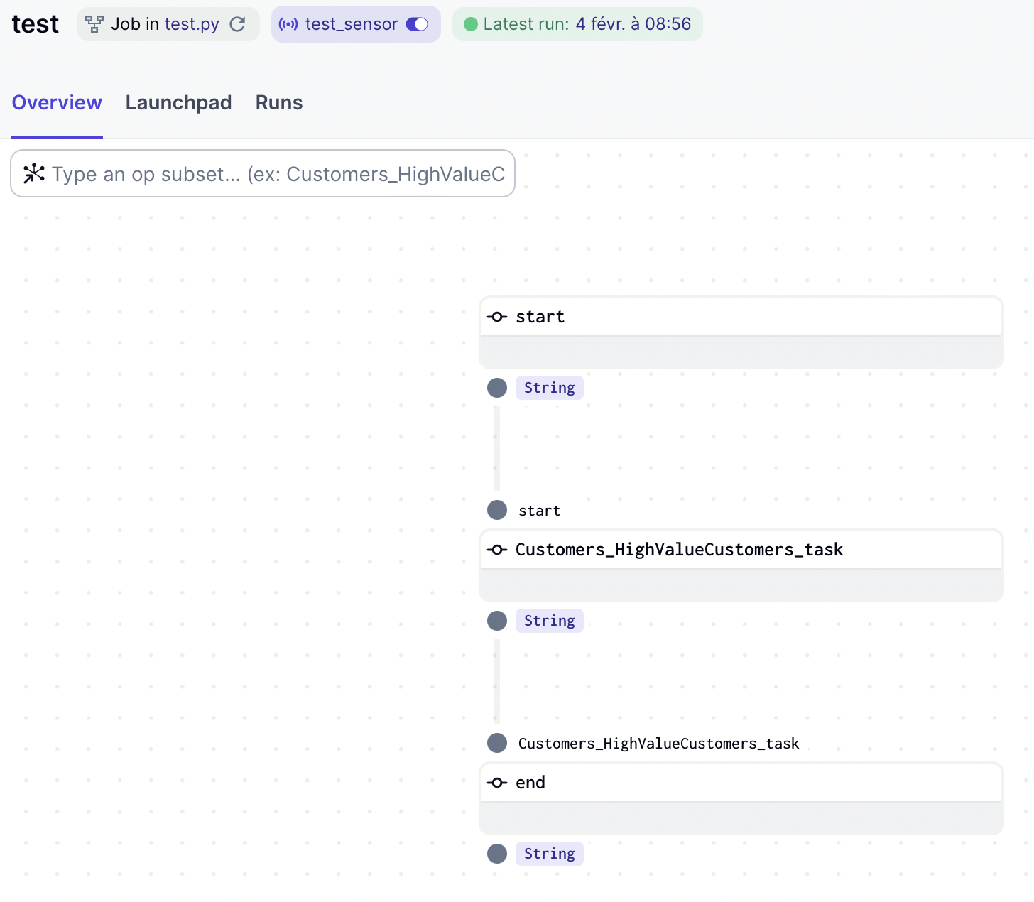 transform job generated with StarlakeDagsterShellJob without dependencies