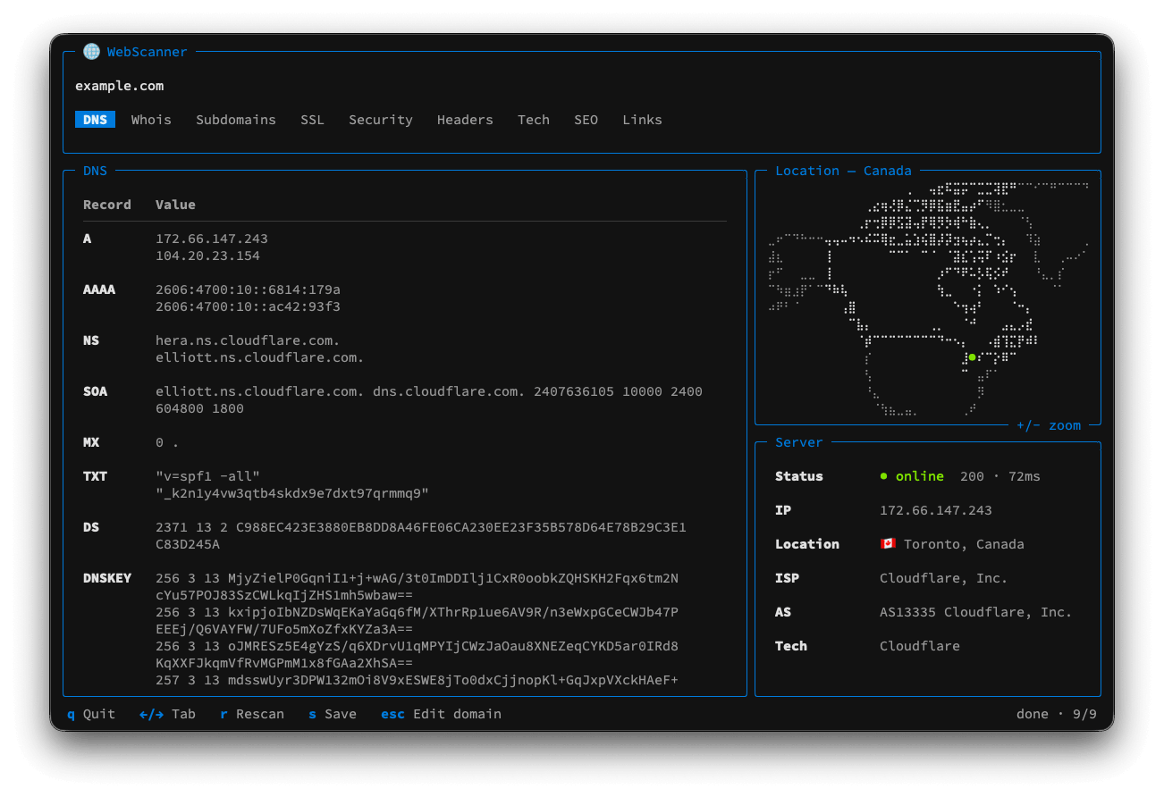 WebScanner