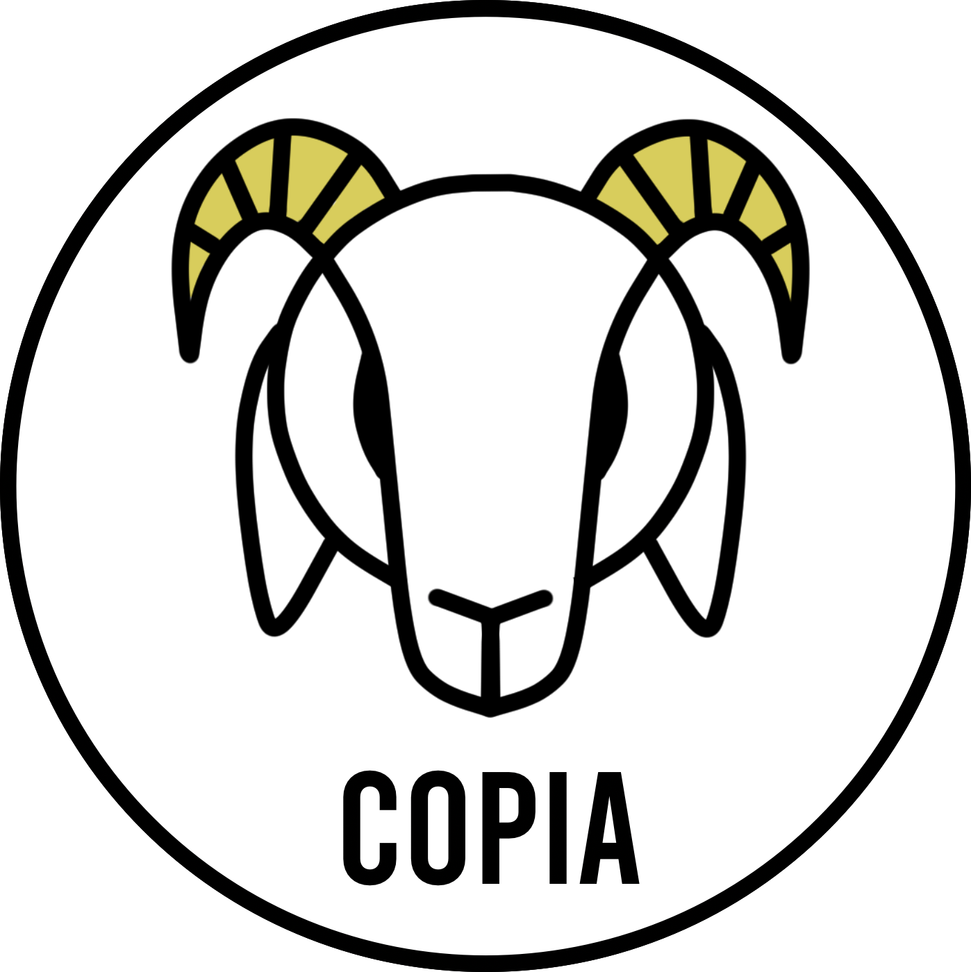 Logo copia (goat's head)