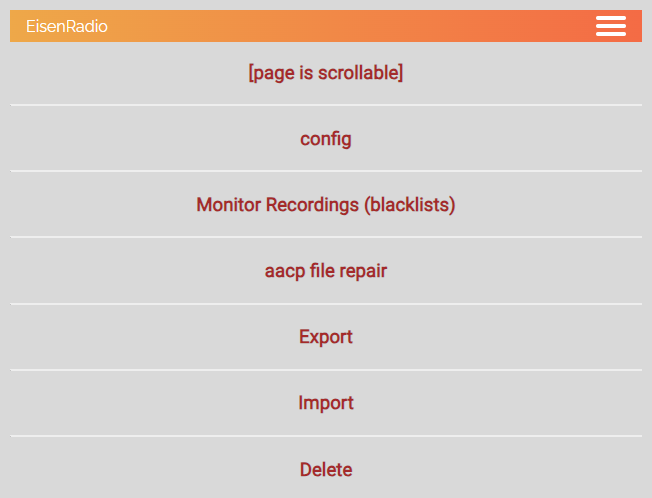 tools for blacklist database dump and deletion