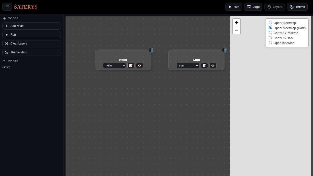 SATERYS Interface