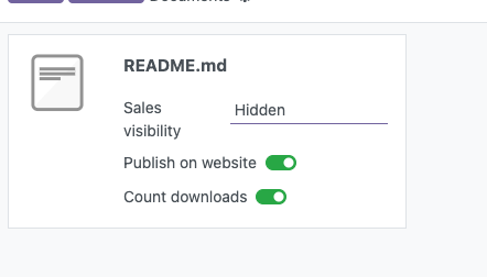 Activate download counter